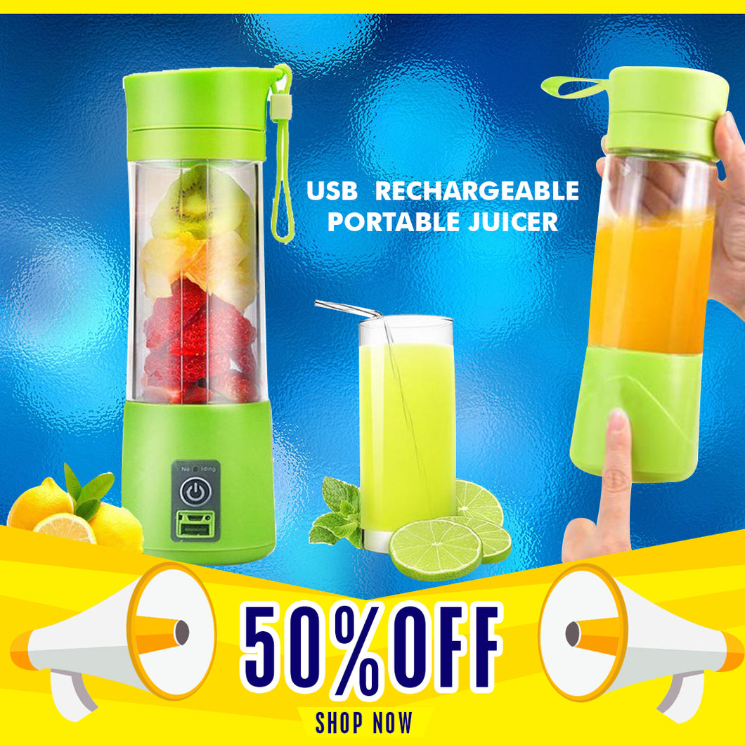 Handy Rechargeable Electric Fruit Juicer Portable (BUY 1 TAKE 2)