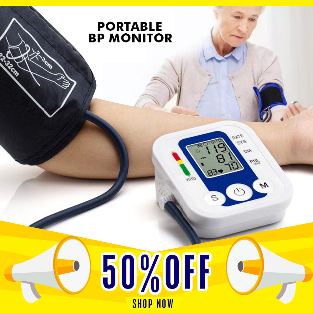 Portable Health Care Digital Blood Pressure Monitor (FREE SHIPPING)