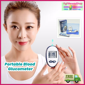 Portable Blood Pressure Monitor and Glucometer Complete Set