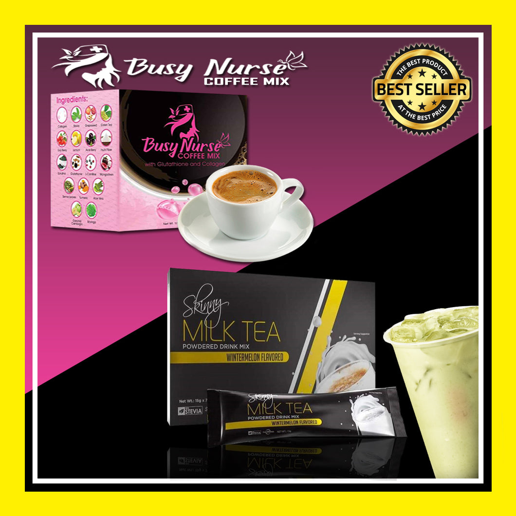 Skinny MilkTea and 20IN1 BNC Organic Coffee (Free Shipping)