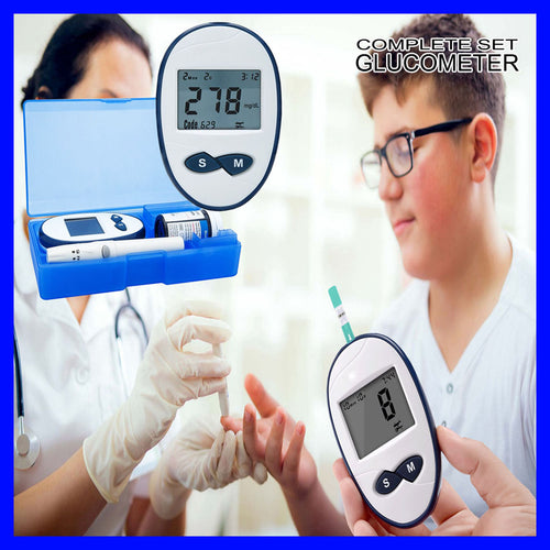 Blood Glucose Meter -Complete Set (FREE BloodPressure Monitor)